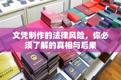 奎文文凭制作的法律风险，你必须了解的真相与后果